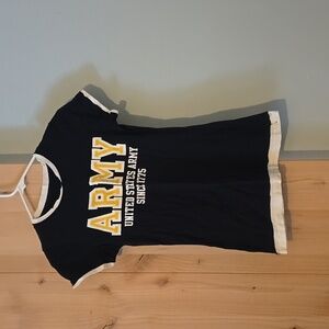 Jones & Mitchell, Medium, Navy Blue Army Graphic Tee